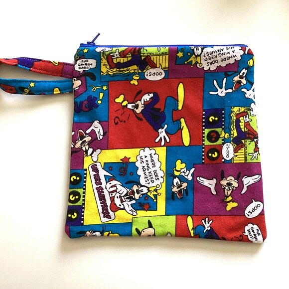 4 Handmade Kids Children's Small Pouches Waterproof Lining Back to School - Picture 2 of 9
